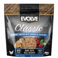 Evolve Snack Waffer Pollo para Perro 340gr